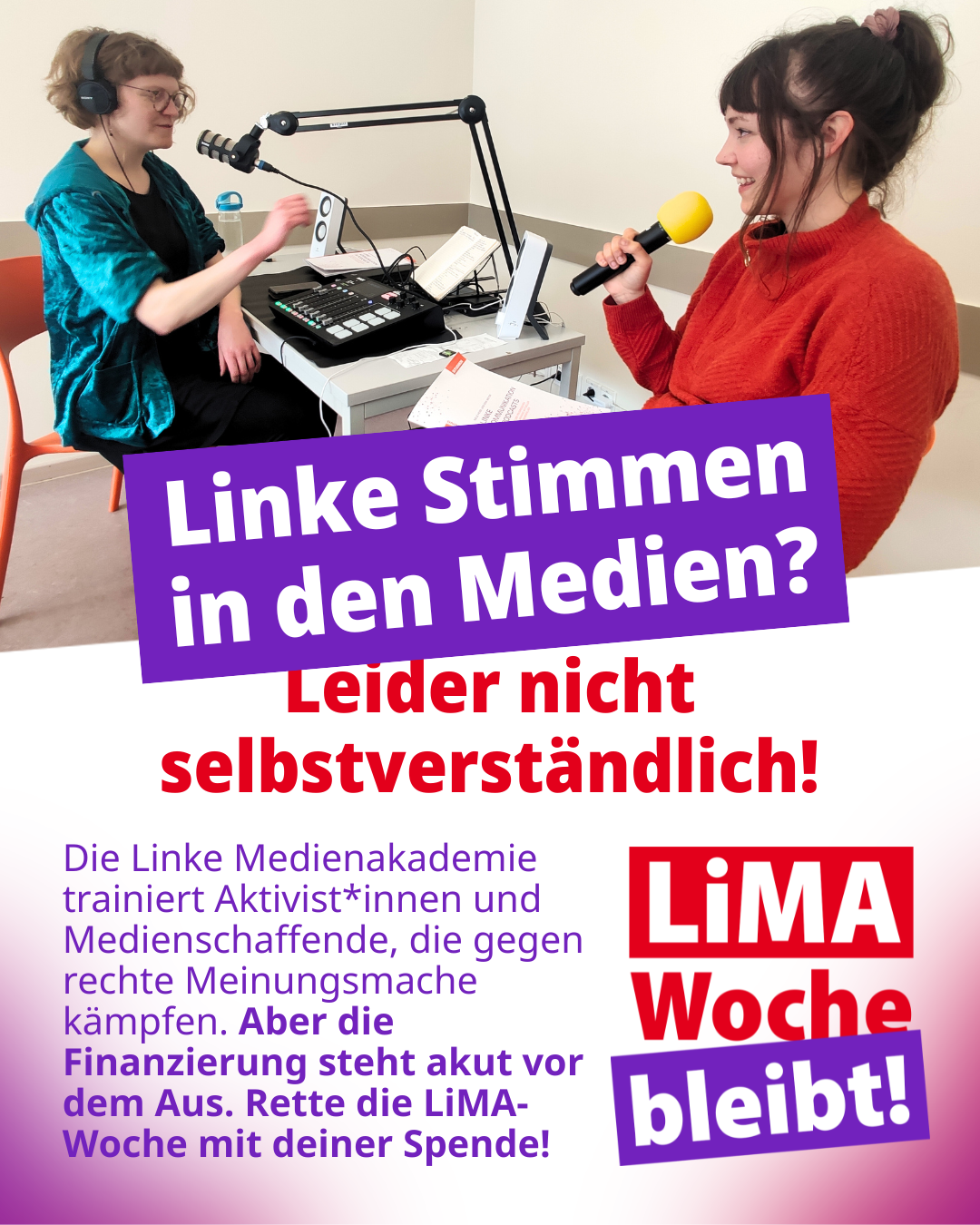 Linke Stimmen in den Medien?