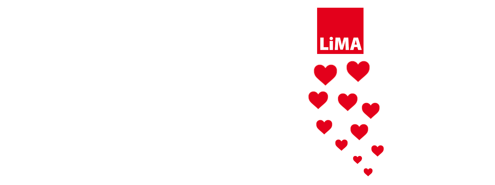 LiMA Logo mit vielen Herzchen